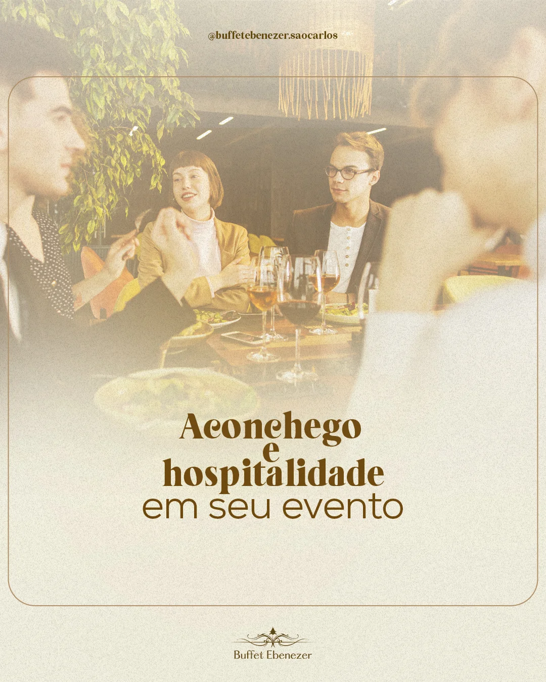Convidados em evento do Buffet Ebenézer