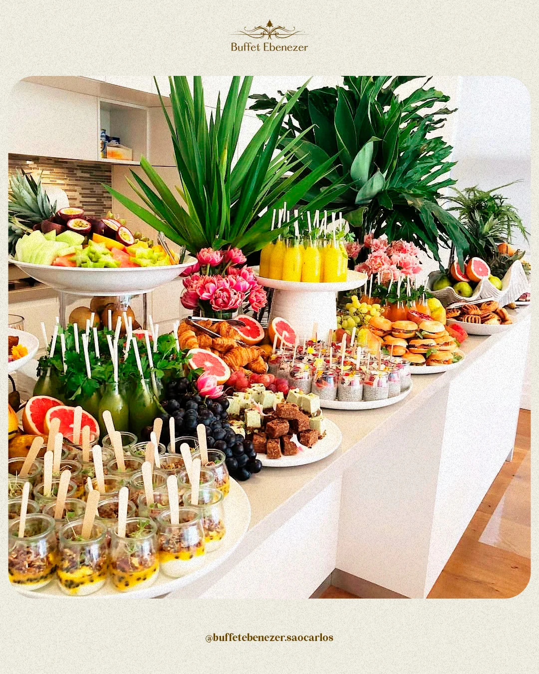 Decoração de evento pelo Buffet Ebenézer