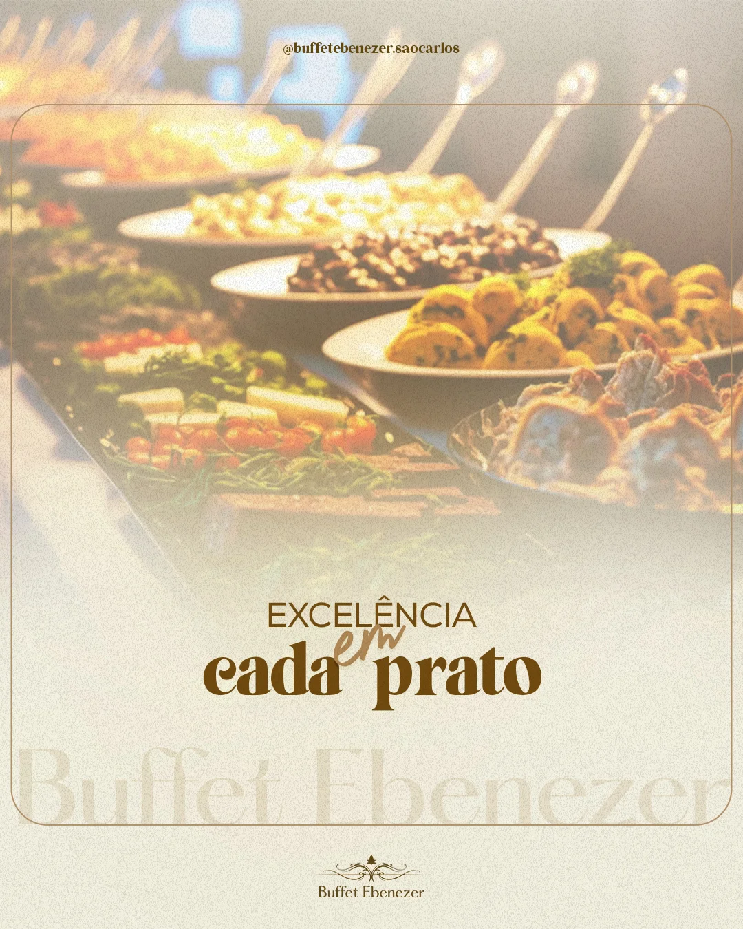 Buffet servido em um evento