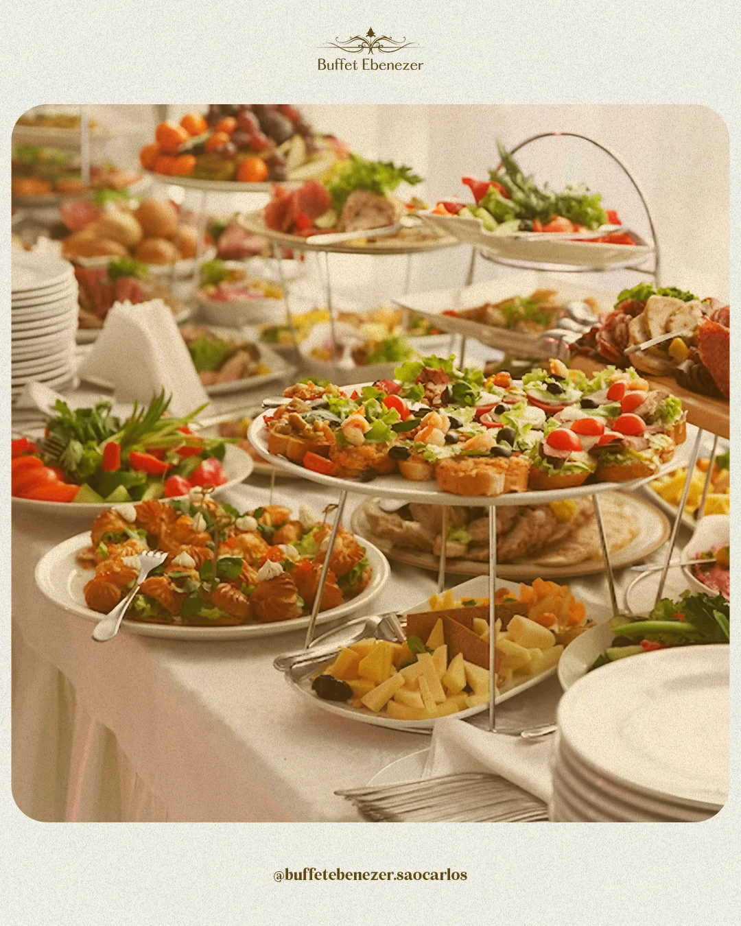 Equipe do Buffet Ebenézer em ação